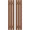 Ekena Millwork Americraft 3-Board, 2 Batten Exterior Real Wood Spaced Board-n-Batten Shutters, ARW101SB311X38BTH, PR ARW101SB311X38BTH - alternate 1